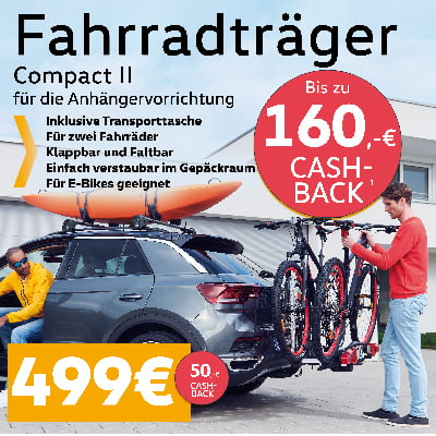 Fahrradträger Cash-Back Aktion