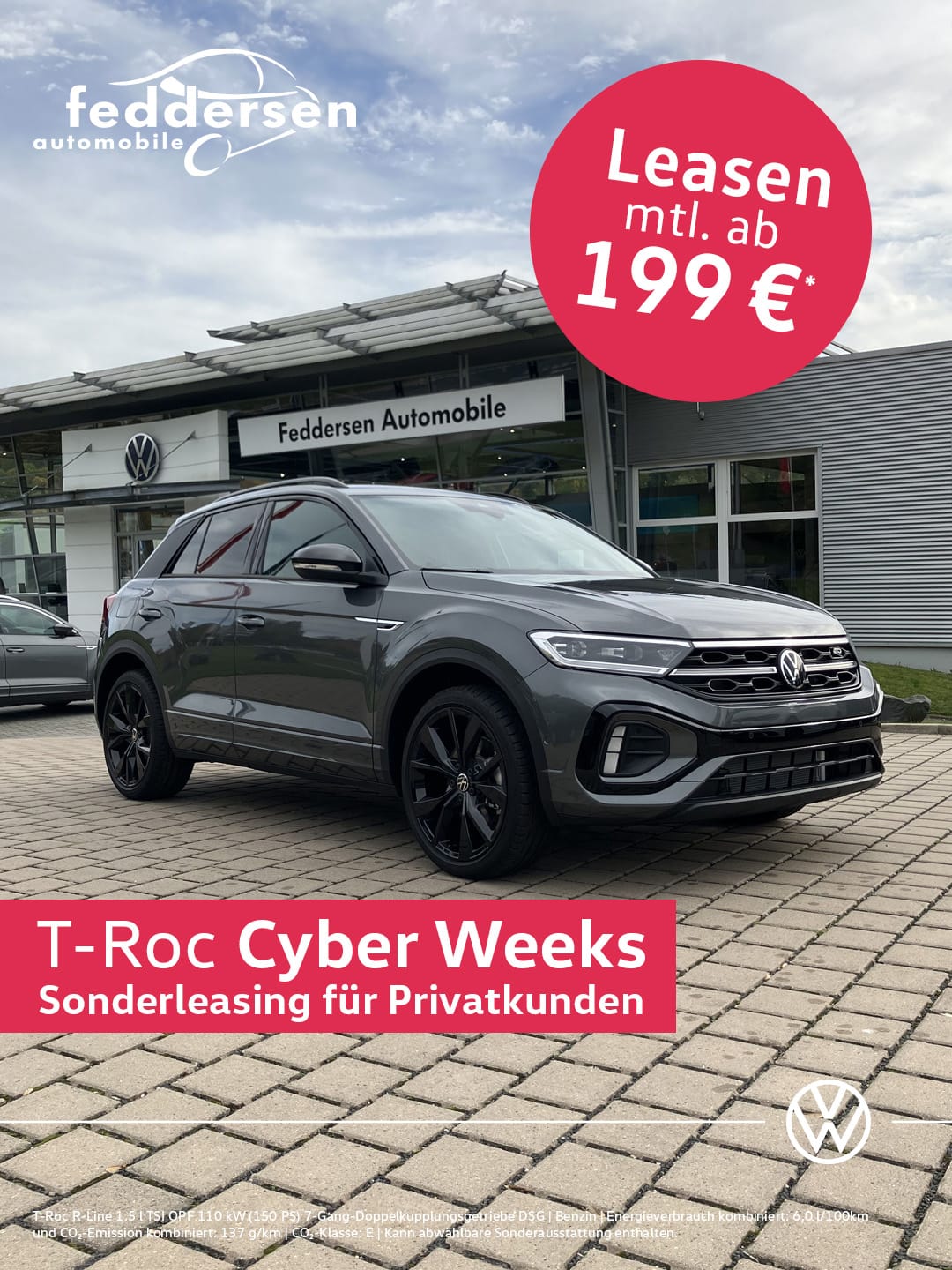 T-Roc Cyber Weeks &#8211; Sonderleasing für Privatkunden