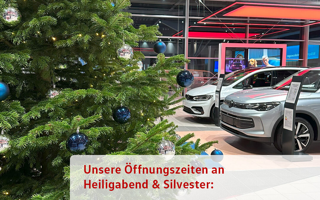 Öffnungszeiten an den Feiertagen
