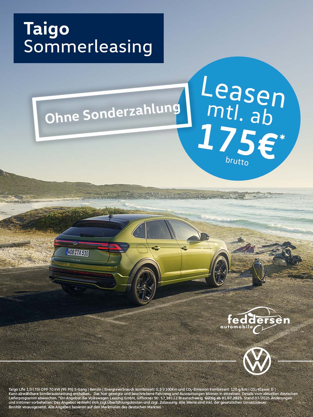 Taigo Sommerleasing für Privatkunden