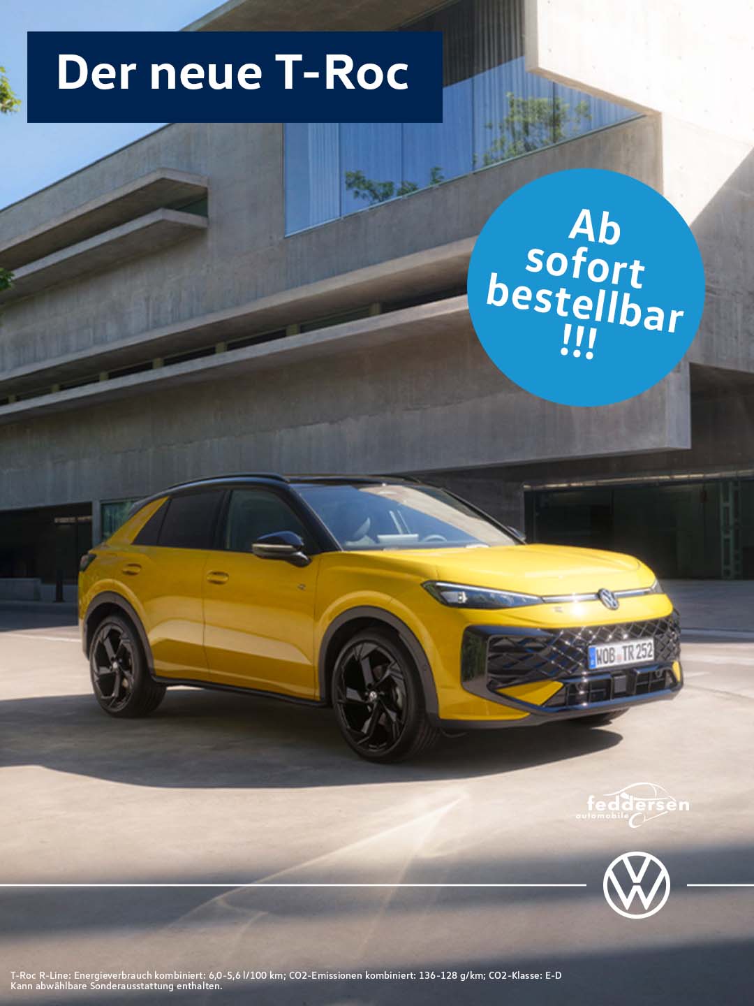 Der neue T-Roc. Ab sofort bestellbar.