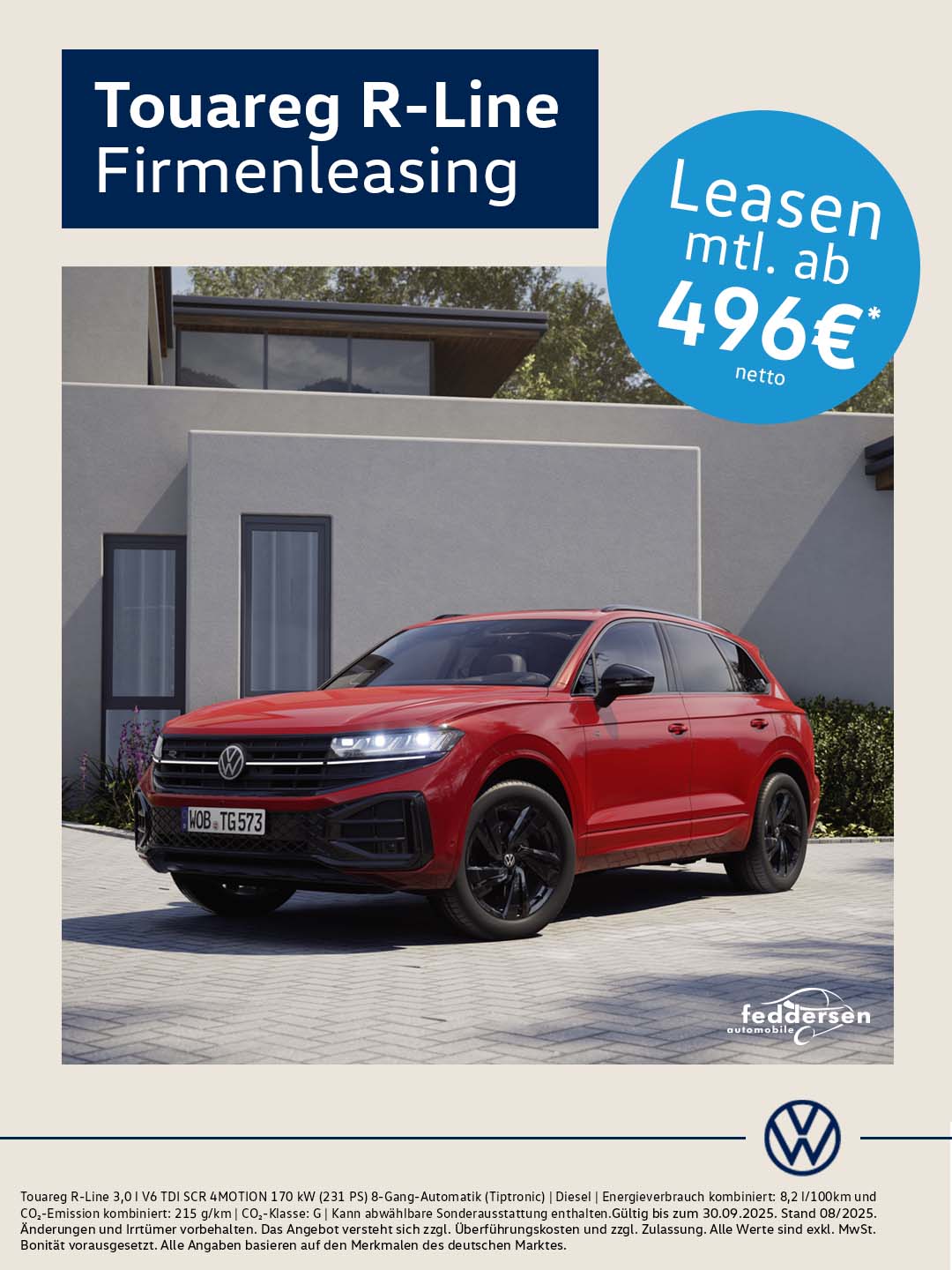 Touareg R-Line Firmenleasing