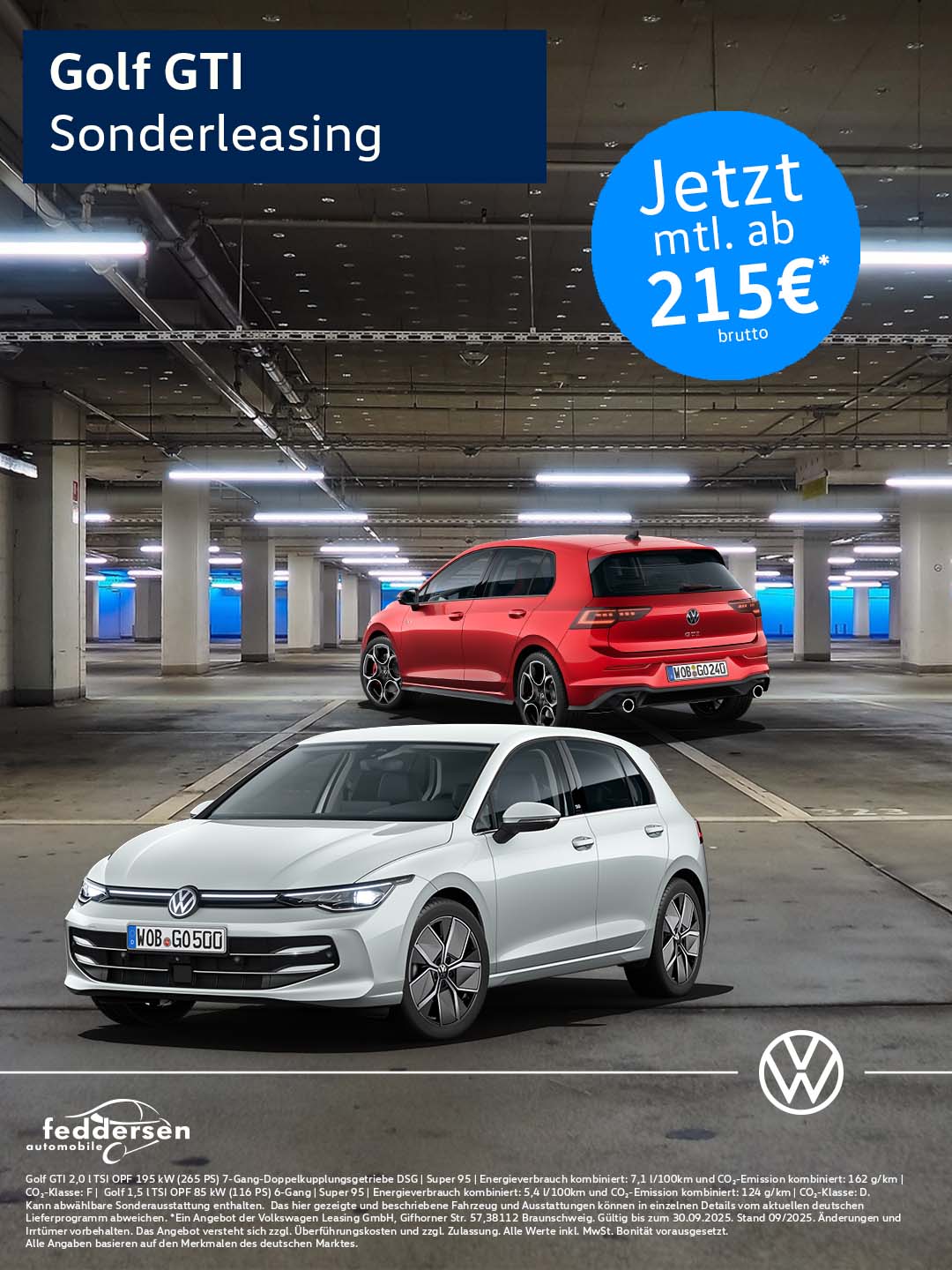 Golf Life &amp; Golf GTI Sonderleasing