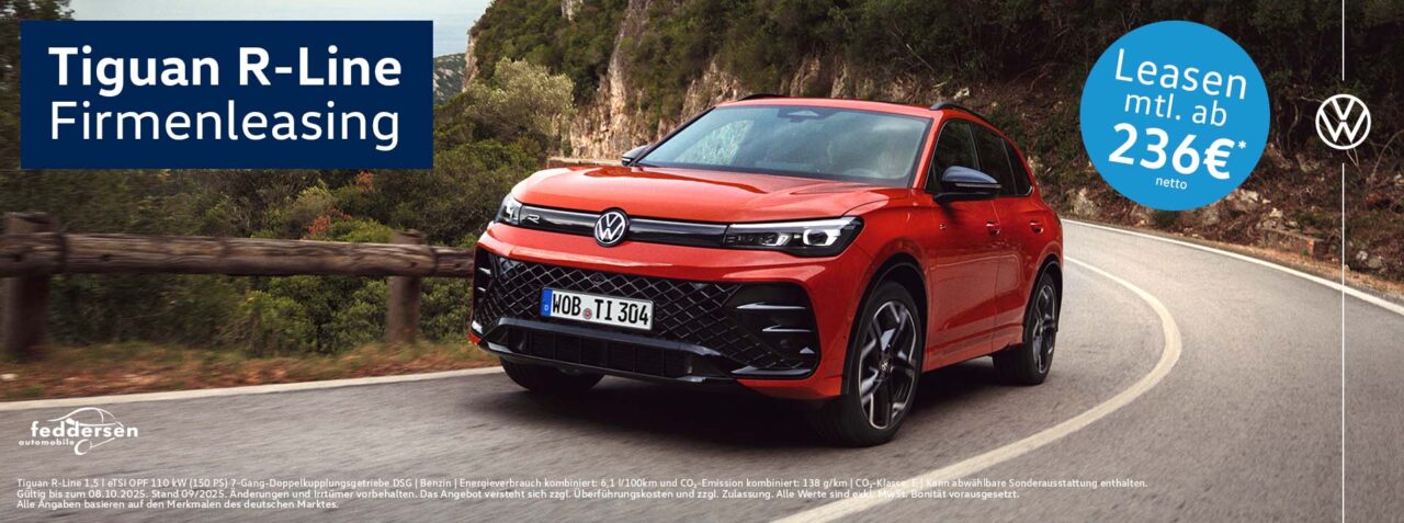 Tiguan R-Line Firmenleasing