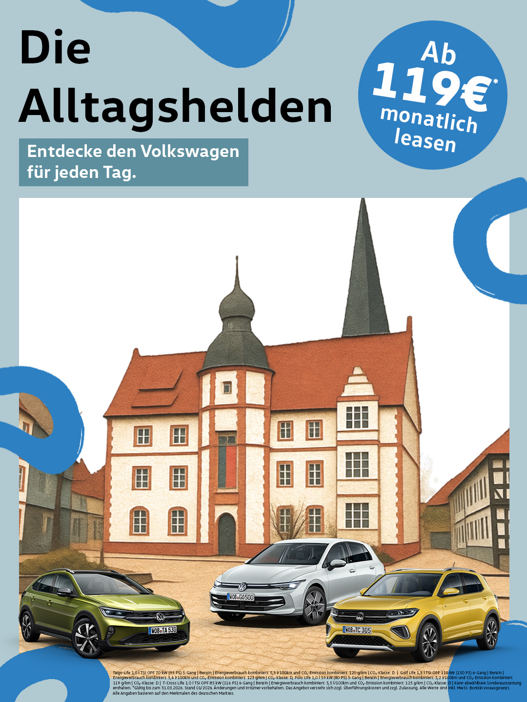 Die Alltagshelden Die Alltagshelden – Dein Volkswagen für jeden Tag.