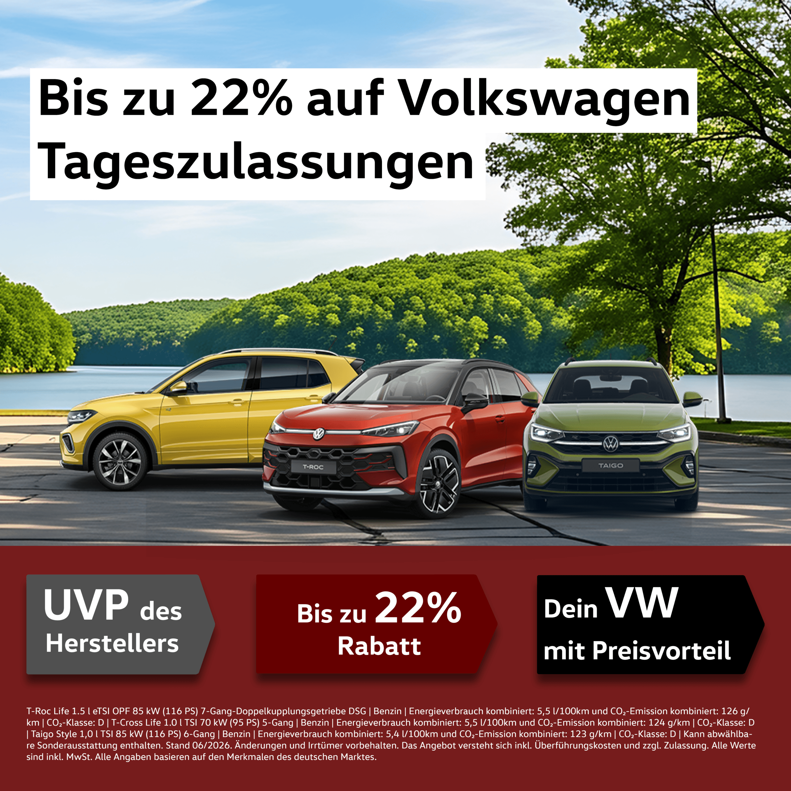 Tageszulassungen mit Preisvorteil Tageszulassungen mit Preisvorteil