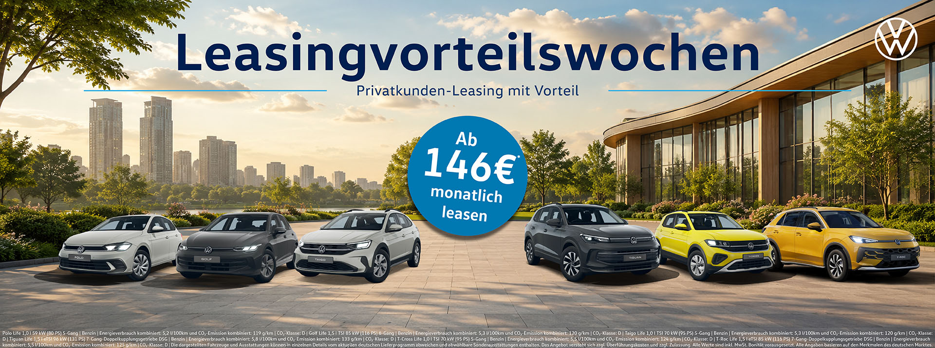 Leasingvorteilswochen – Privatkunden-Leasing mit Vorteil