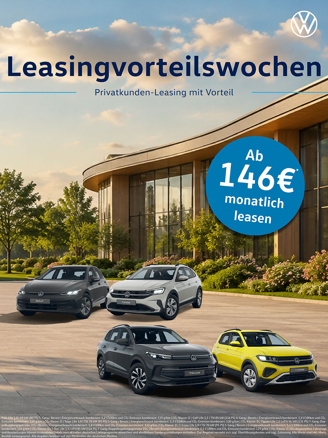 Leasingvorteilswochen – Privatkunden-Leasing mit Vorteil