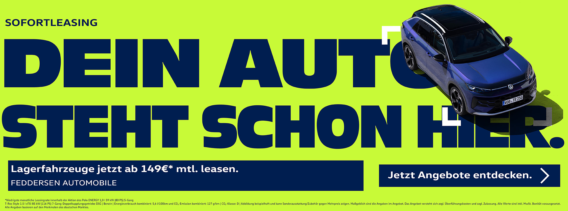 Sofortleasing Sofortleasing: Dein Auto steht schon hier.